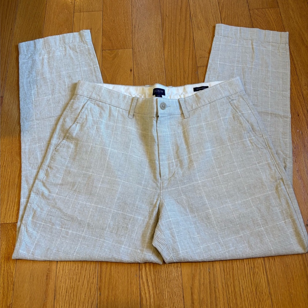 Mens J Crew Linen Pants